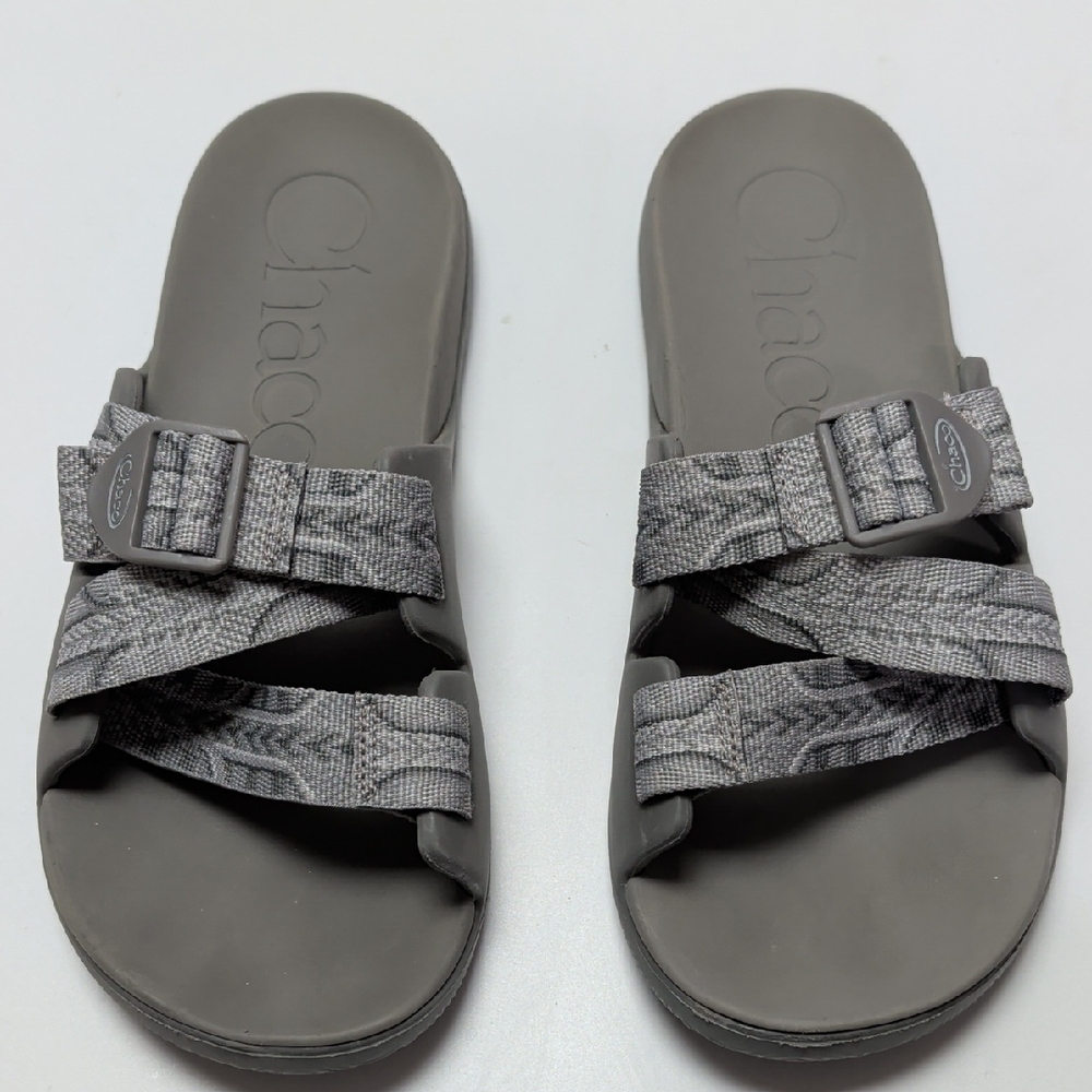 Chaco Charcoal Slide Sandals